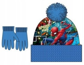 CZAPKA ZIMOWA Z RĘKAWICZKAMI SPIDER-MAN 52