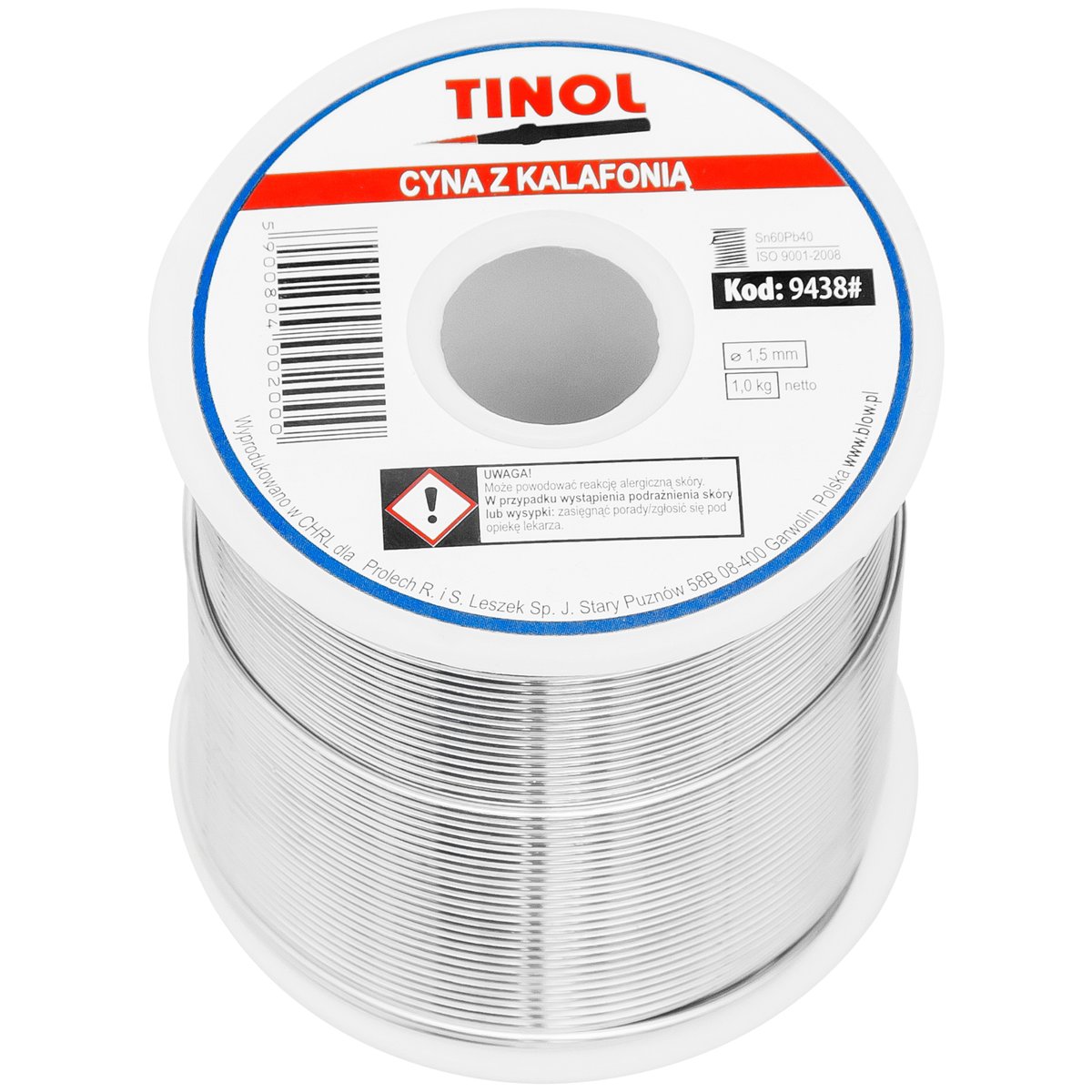 Tinol Cyna 1,50/1kg Sn60Pb40