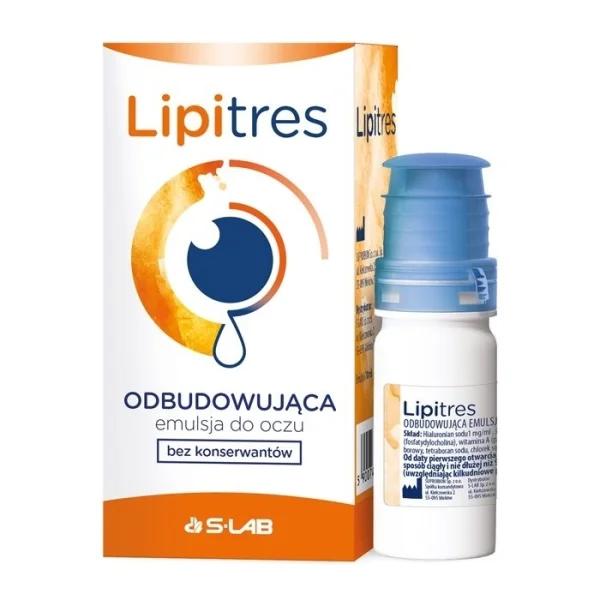 Lipitres, odbudowująca emulsja do oczu, 10 ml