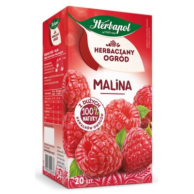 Herbapol Herbapol Herbaciany Ogród Herbatka owocowo-ziołowa malina 54 g (20 x 2,7 g)