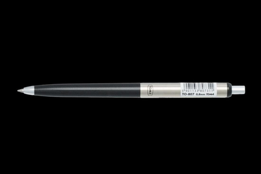 TOMA Długopis Glamour 0,8 silk w etui czarny