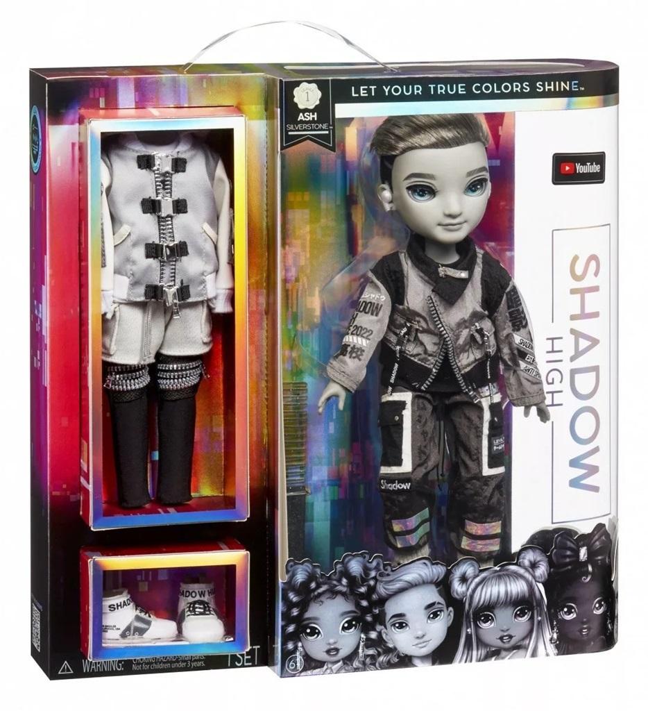 RAINBOW HIGH SHADOW HIGH DOLL ASH SILVERSTONE