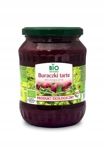 Bio Naturo Buraczki tarte Ekologiczne 680 g