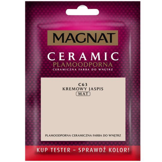 Magnat Ceramic Tester koloru kremowy jaspis 30 ml