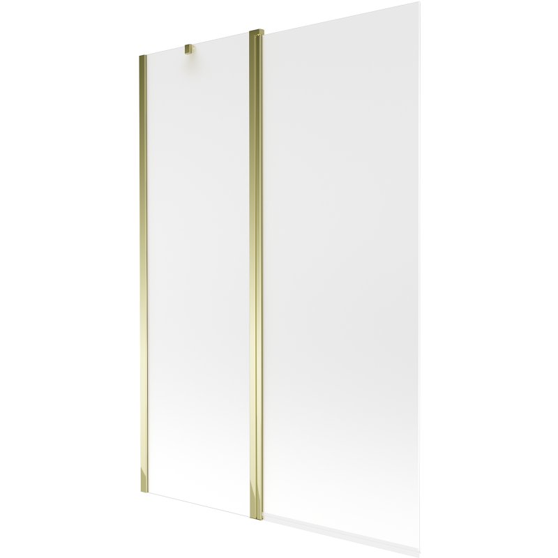 Mexen Flip parawan nawannowy 1-skrzydłowy 120 x 150 cm, szron, złoty