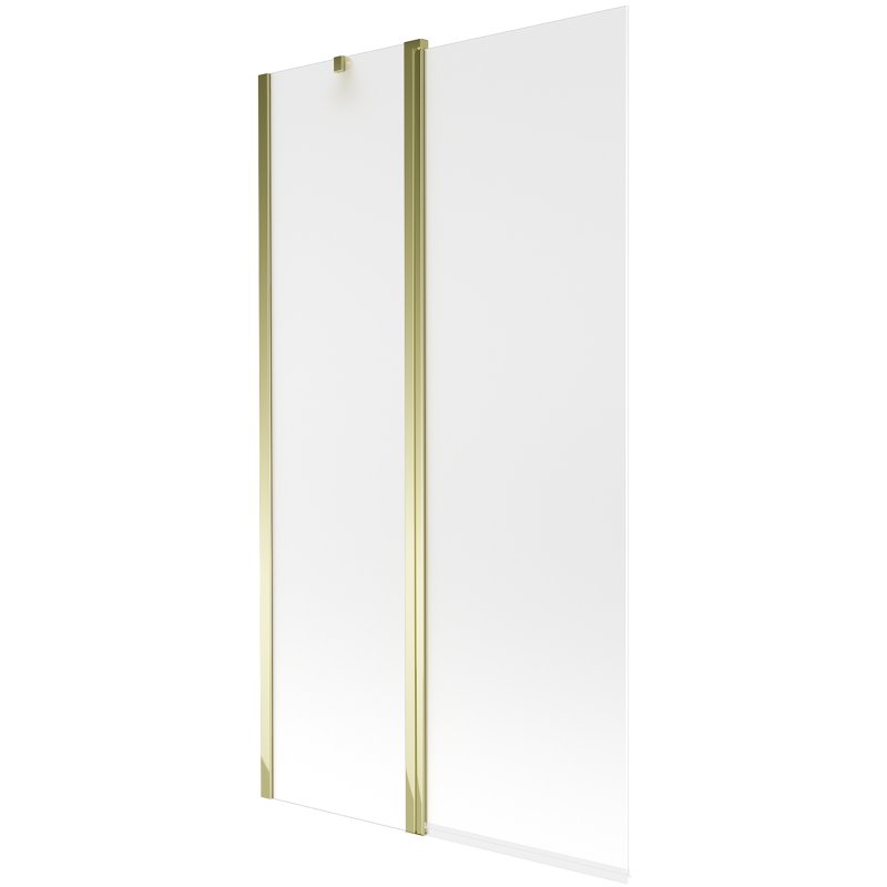 Mexen Flip parawan nawannowy 1-skrzydłowy 100 x 150 cm, szron, złoty