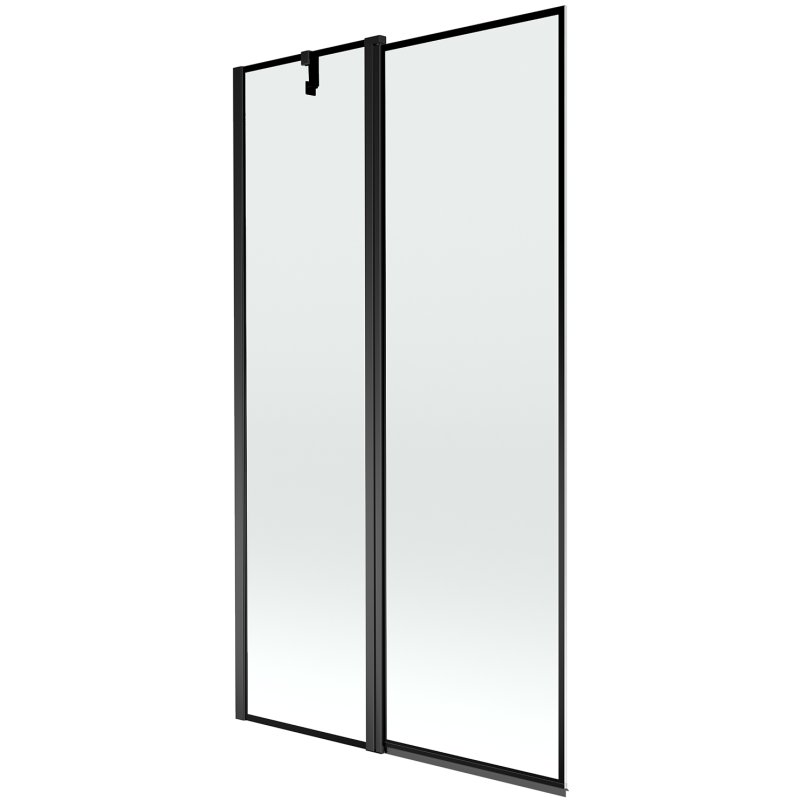 Mexen Flip parawan nawannowy 1-skrzydłowy 100 x 150 cm, czarny wzór, czarny