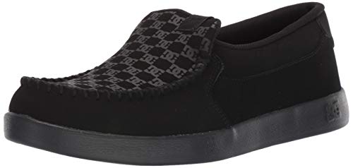 DC Męskie buty typu sneaker typu Villain Slip On Low Top Slipper Casual, Czarny, 5