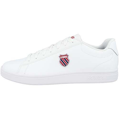 K-Swiss Męskie trampki Court Shield dla mężczyzn, czarne, Biały biznes, 44 EU