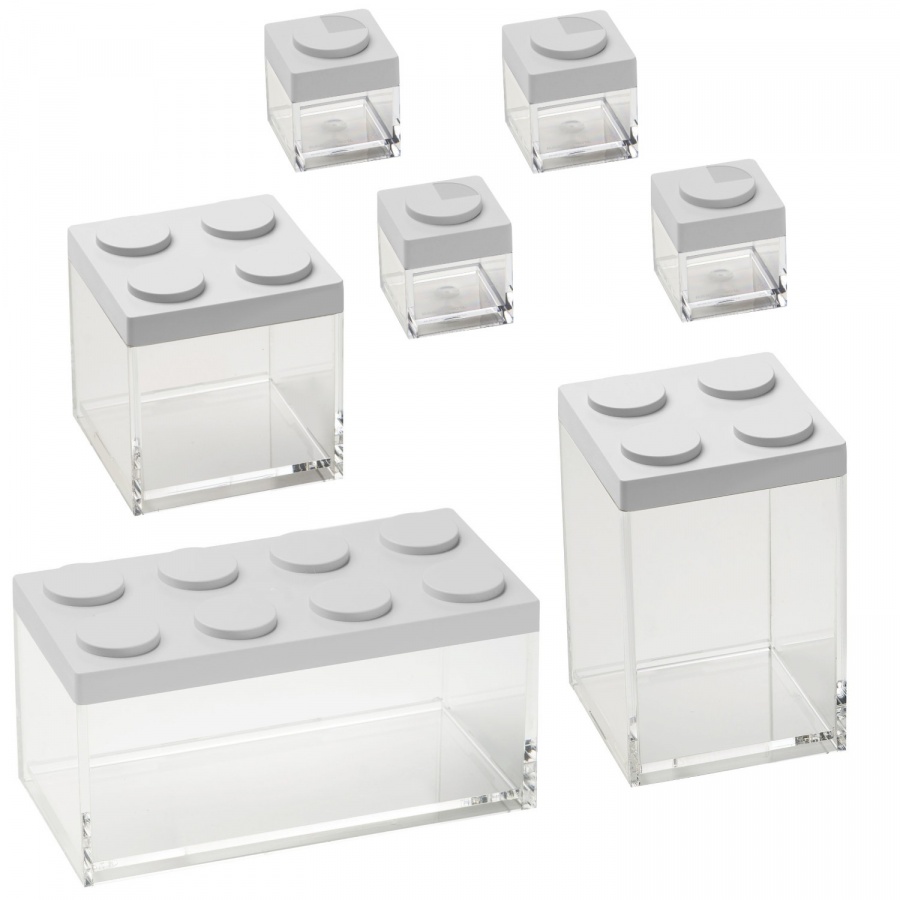 Zestaw pojemników brickstore 7 elementów kod: OM-M6530BI