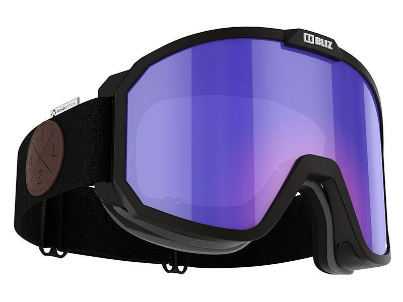 Bliz Rave Nano Optics Nordic Light Gogle, matt black/violet-blue multi 2020 Gogle narciarskie 42140-14N