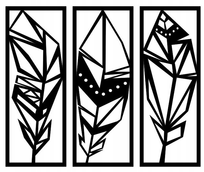 Nowoczesna Dekoracja Na Ścianę 3D Prezent J107