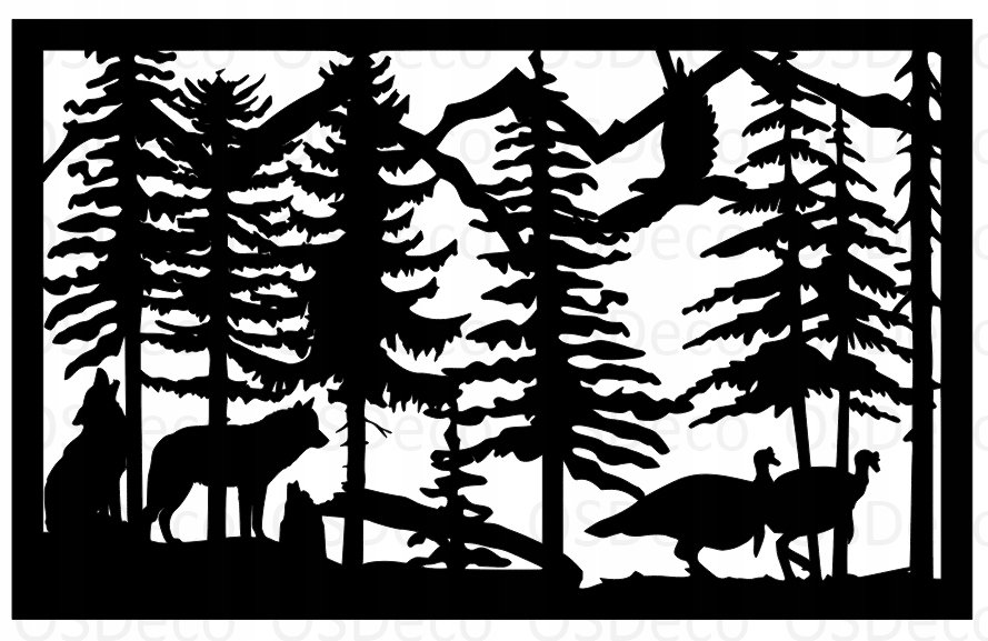 Obraz 3D Drewniana Dekoracja Na Ścianę Natura K107