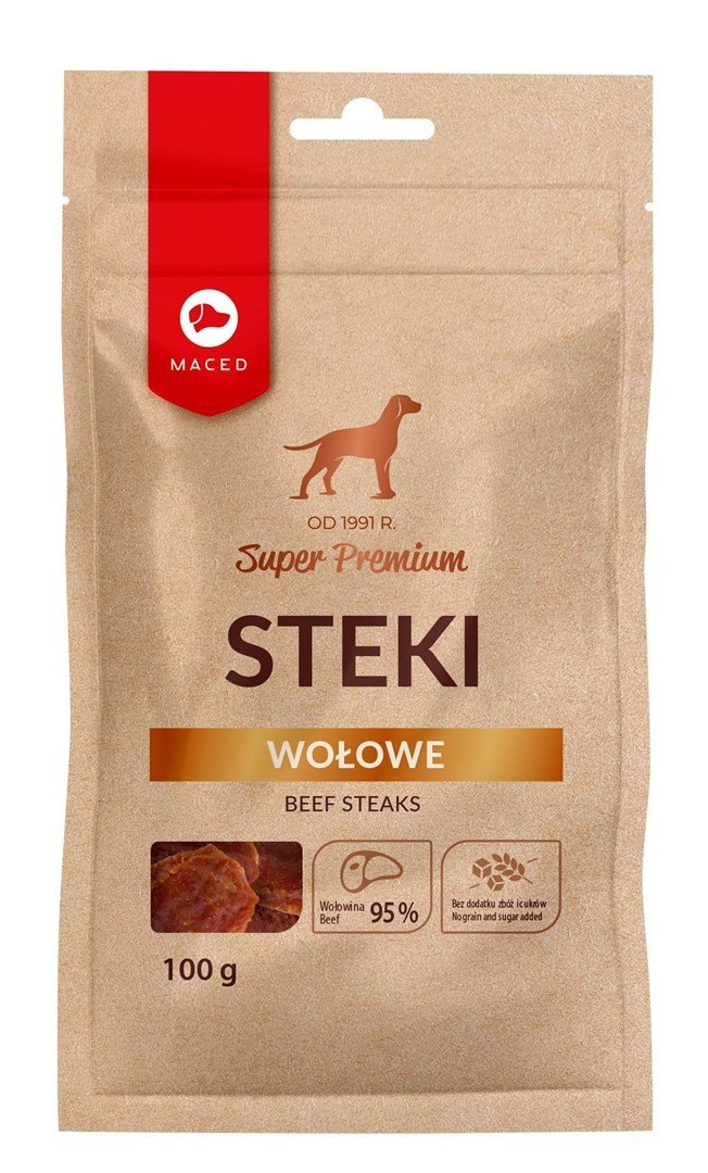 Maced przysmaki trenerki premium dla psa zestaw 5x100g