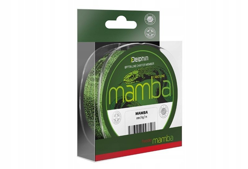 ŻYŁKA FEEDER DELPHIN MAMBA KAMUFLAŻ 0,28 MM 300 M