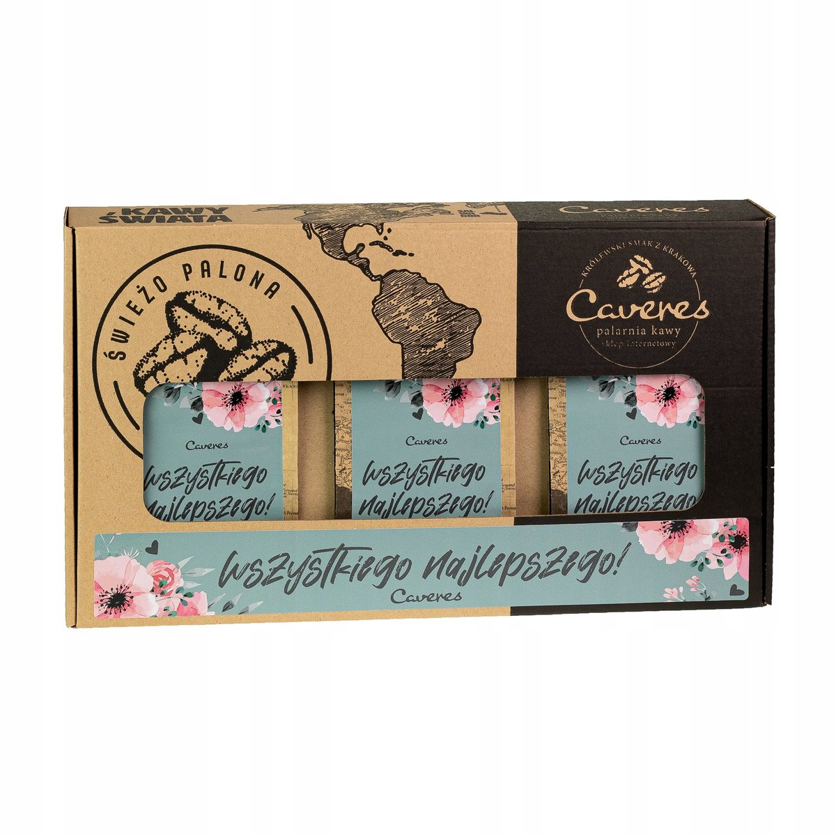 Zestaw Brazylia 50/50 - Kawa Ziarnista 3x250g