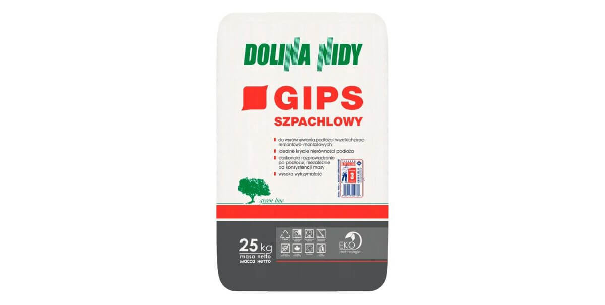 Dolina nidy Gips szpachlowy 25 kg DOLINA NIDY