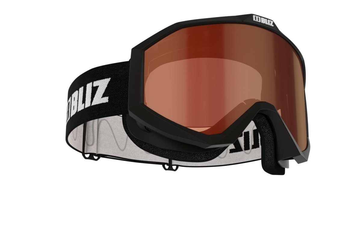 Bliz Liner Gogle Contrast Lens Dzieci, black-white/orange 2020 Gogle narciarskie 46050-18