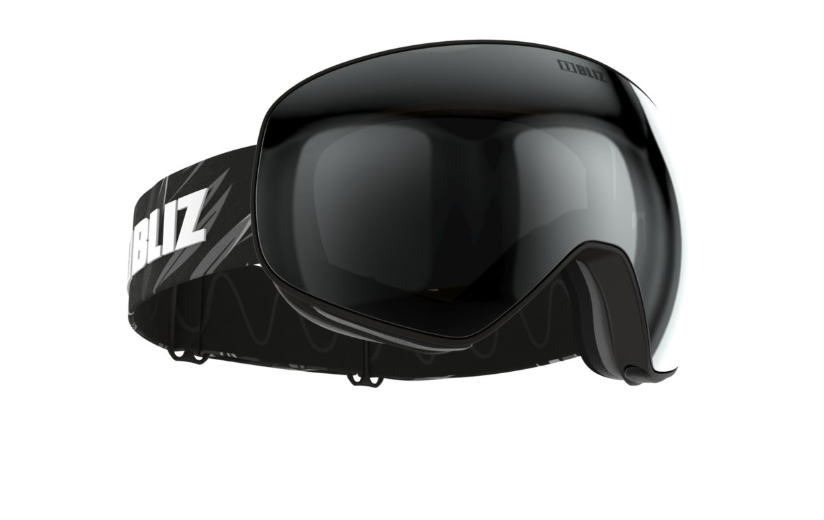 Bliz Floz Gogle, matt black/brown-silver mirror 2020 Gogle narciarskie 44120-11