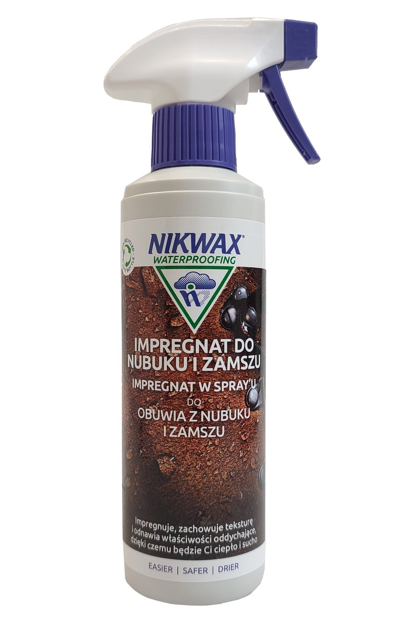 Impregnat do butów z nubuku i zamszu Nikwax 300 ml atomizer