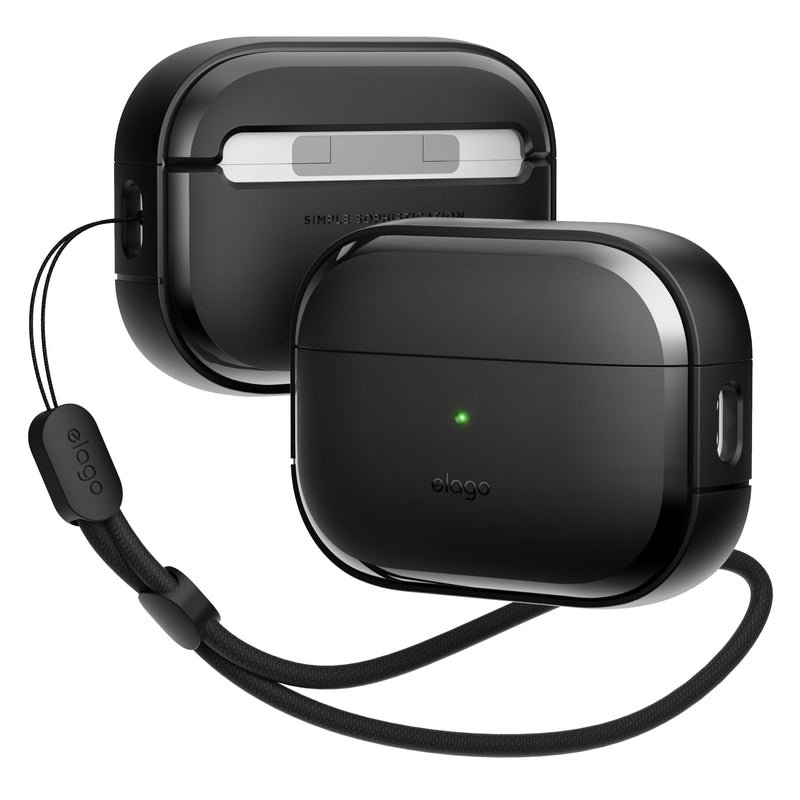 ELAGO Etui Silikonowe Ochronne EDC na AirPods Pro 2, Czarne