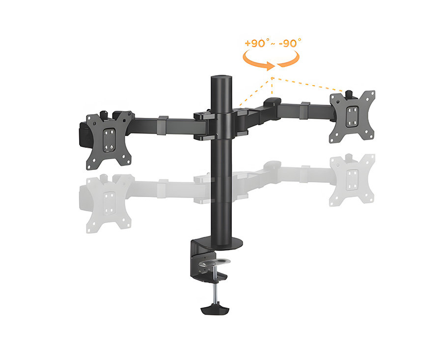 STOJAK MONTAŻOWY NA DWA MONITORY SOLIDNY SolidHand-AM02