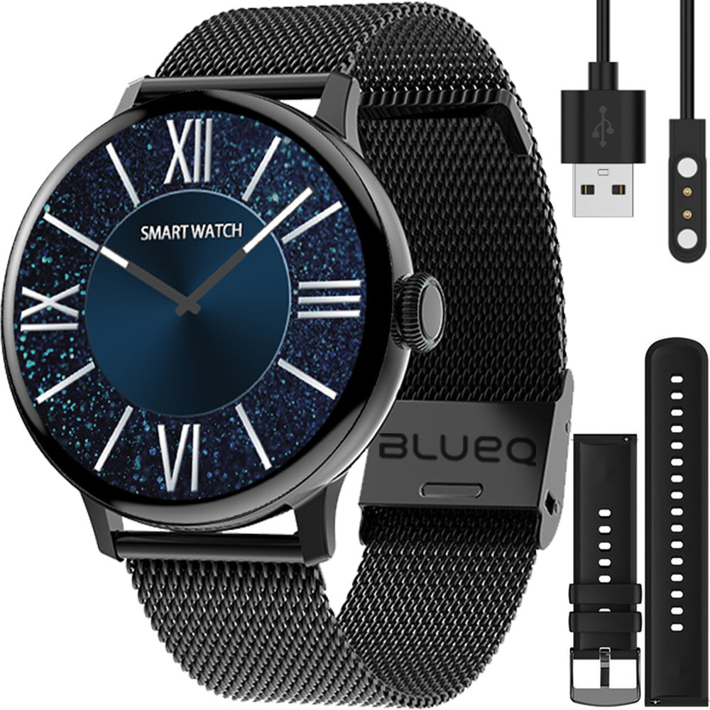 Smartwatch DAMSKI Zegarek NA PREZENT dla niej PL DT2 BLACK