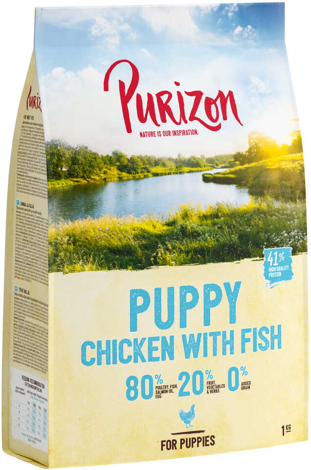 NOWA RECEPTURA: Purizon Puppy, kurczak i ryba, bez zbóż - 100g