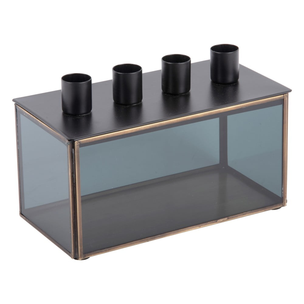Szklany świecznik Boxed Rectangle – PT LIVING
