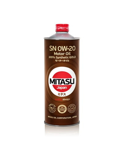 MITASU GOLD SN 0W-20 ILSAC GF-5 - MJ-102 - 1L
