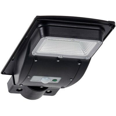 POLUX STREET-3 z czujnikiem PIR, czarny Naświetlacz Solarny LED 315496 315496