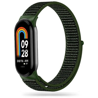 Pasek bransoleta stalowa Milaneseband do Xiaomi Smart Band 8/ 8 NFC Army Green