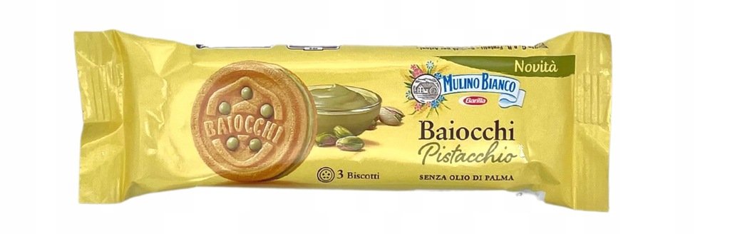 Mulino Bianco Baiocchi Pistacchio Ciasteczka 28g