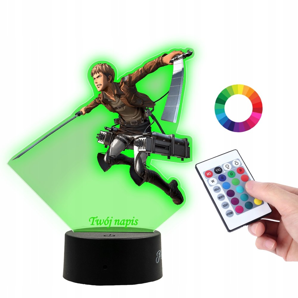 Lampka Na Biurko UV Jean Kirstein Attack on Titan