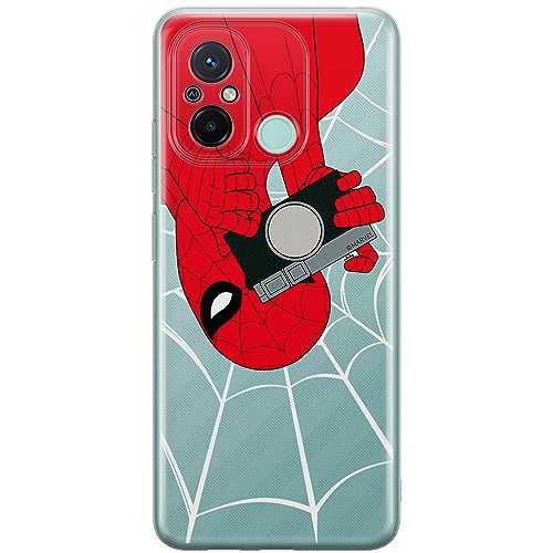 ERT GROUP etui na telefon Xiaomi REDMI 12C/ REDMI 11A, case oryginalny i oficjalnie licencjonowany przez Marvel, wzór Spider Man 027, optymalnie dopasowane, plecki z TPU częściowo przeźroczyste