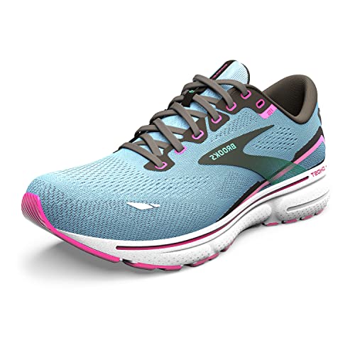 Brooks Ghost 15, Trampki damskie, Blue Bell Black Pink, 38 EU