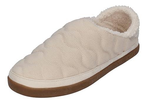 TOMS Damskie kapcie Ezra, pikowany filc z lekkiego piasku, 38 EU, Pikowany filc z lekkiego piasku, 37.5 EU