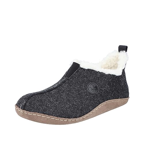 Rieker Damskie kapcie 66350, czarny, 41 EU