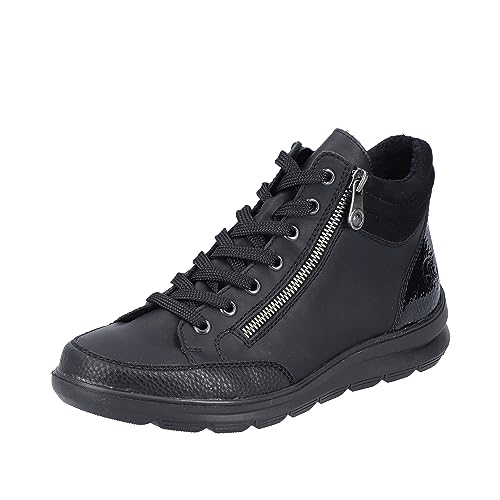 Rieker Damskie krótkie kozaki Z0040, czarny, 39 EU