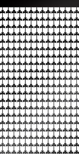 Folat 23872 23872-Happy Booo dekoracyjna zasłona na drzwi, nietoperz, czarna, na Halloween, imprezę, dekoracja dla dzieci, wielokolorowa