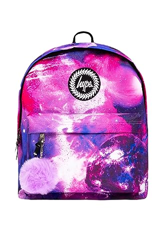 hype Szkoła dzień biuro podróż casual unisex dzieci chłopcy dziewczęta nastolatki mężczyźni kobiety plecaki, Fioletowy/Multi Galactic Space, Jeden rozmiar, Casual