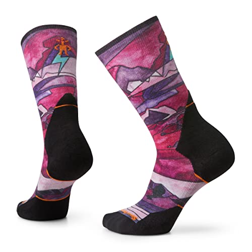 Smartwool Damskie skarpety Athlete Edition Run Print Crew
