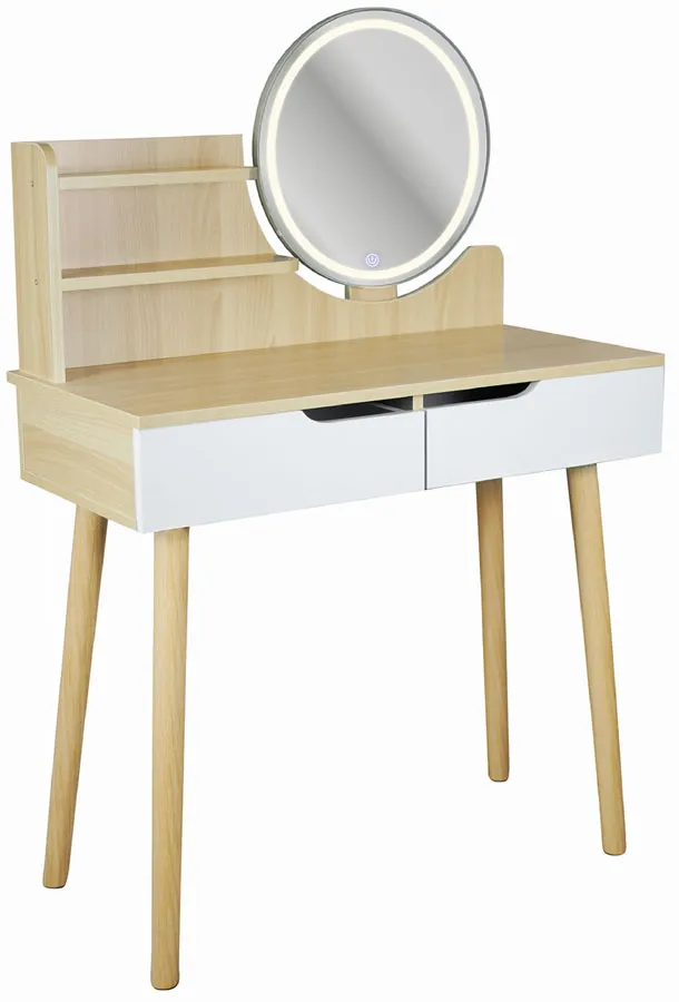 Skandynawska toaletka z lustrem LED T6-P49