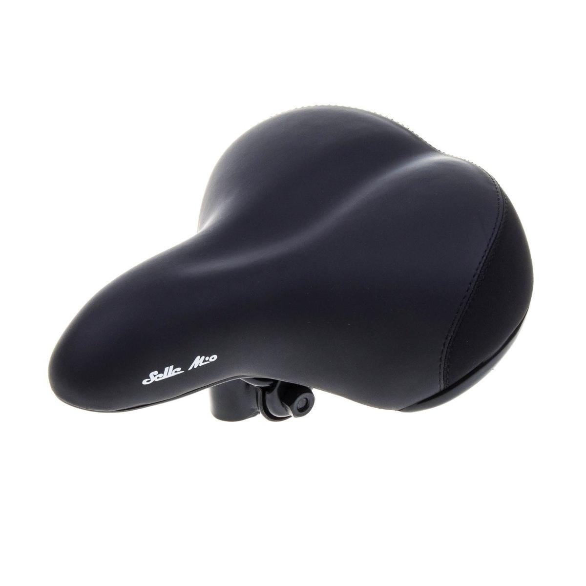 Selle Mio, Siodło rowerowe z jarzemkiem, City SM-1000 H, czarny, 250x198 mm
