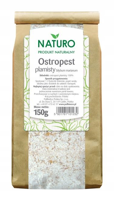 Naturo Ostropest plamisty Mielony 150 g