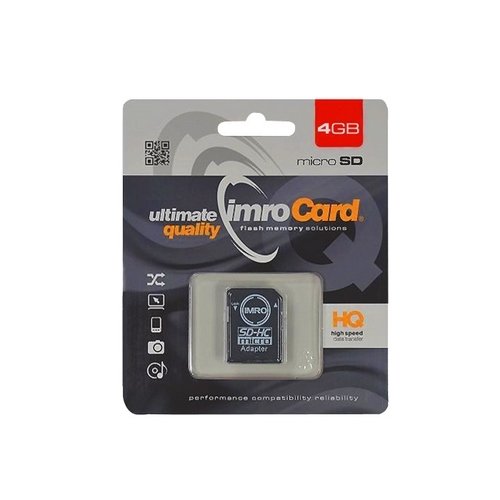IMRO MicroSDHC 4 GB Class 4 KOM000463 KOM000463