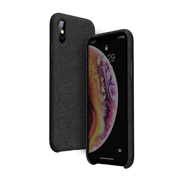 Baseus Original super fiber | Etui ochronne pokrowiec case do iPhone XS Max 6.5'' | Czarny WIAPIPH65-YP01