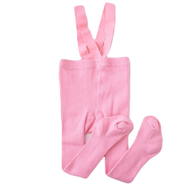 Niemowlęce rajtuzy rajstopy na szelkach Różowy L 12-24mce