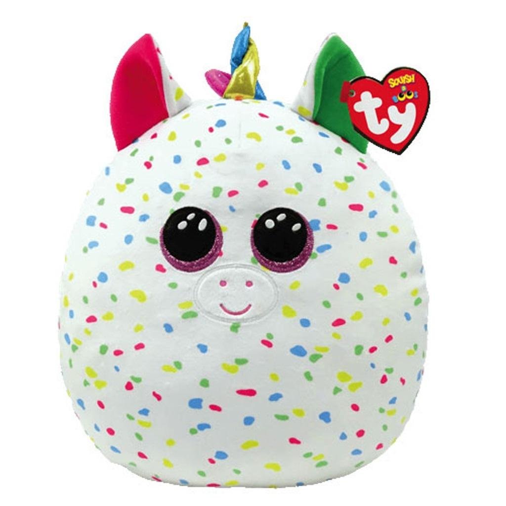 Maskotka poduszka TY Squishy Beanies - jednorożec Harmonie 35cm