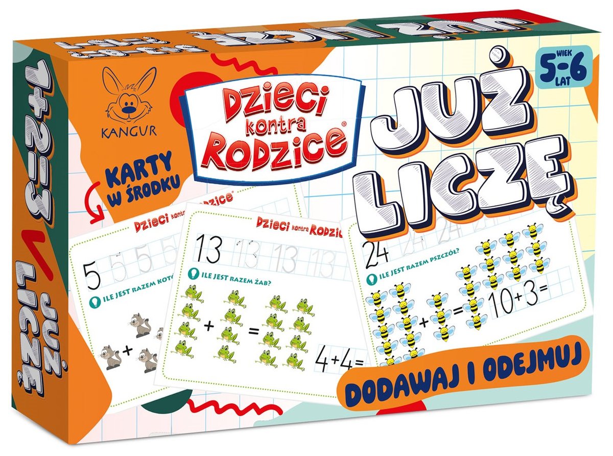 Kangur, Gra Dzieci Kontra Rodzice Już Liczę 5-6